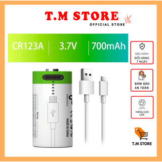 Pin sạc CR123A dòng Pin 3V được làm từ chất liệu Lithium có khả năng lưu trữ điện năng tốt cho máy ảnh, máy quay phim