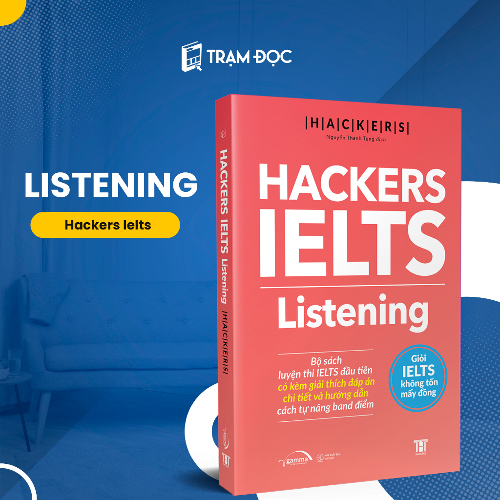 Sách - Bộ 4 Cuốn Hackers IELTS ( Listening + Reading + Speaking + Writing) | BigBuy360 - bigbuy360.vn