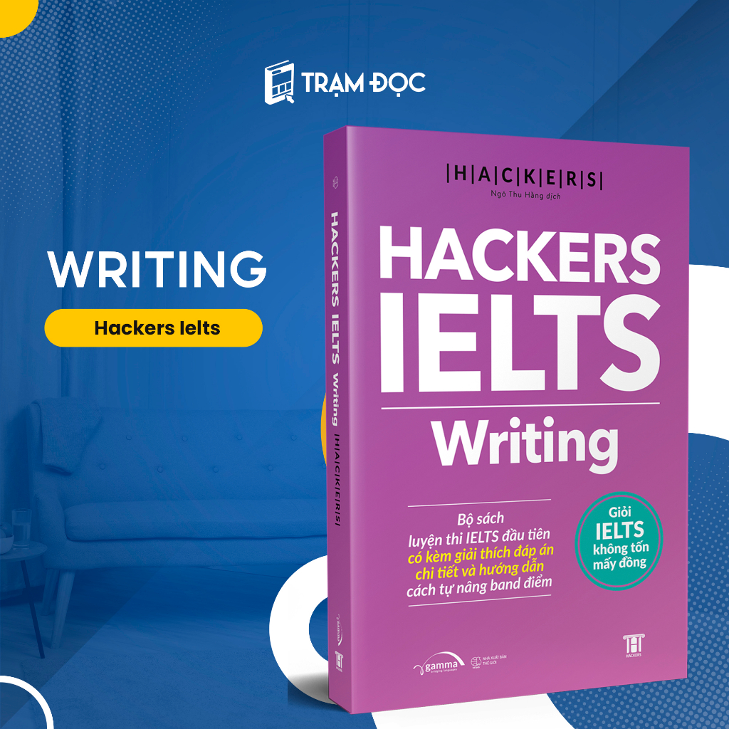 Sách - Combo Trọn Bộ 4 Cuốn Hackers IELTS ( Listening + Reading + Speaking + Writing)