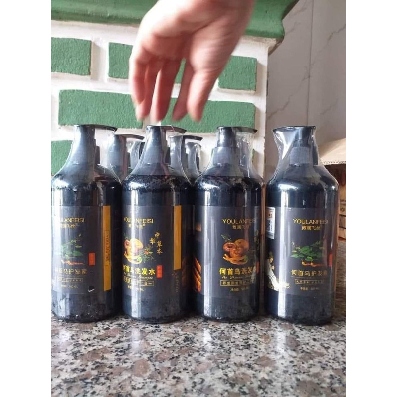 Dầu gội hà thủ ô -linh chi