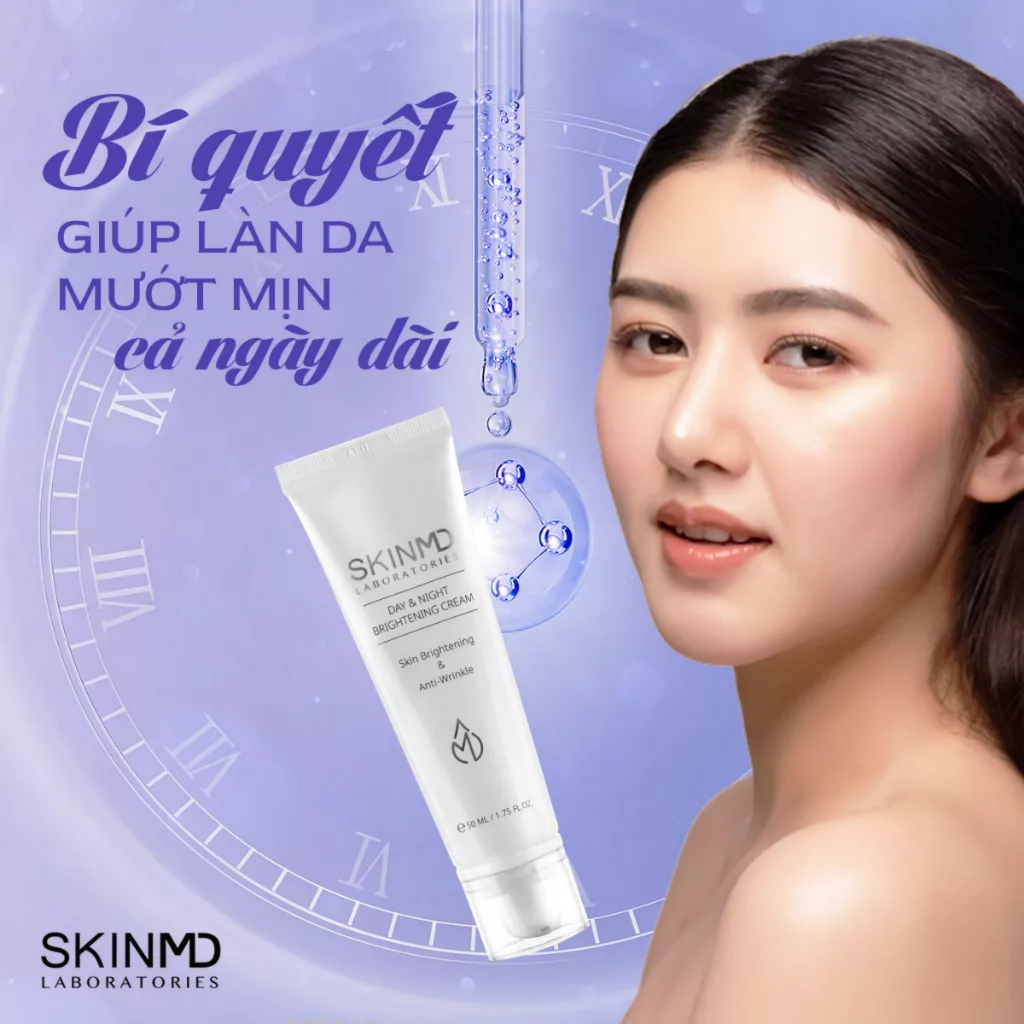 Bộ đôi giảm nám tàn nhang skinmd hiệu quả chuyên dùng tại spa