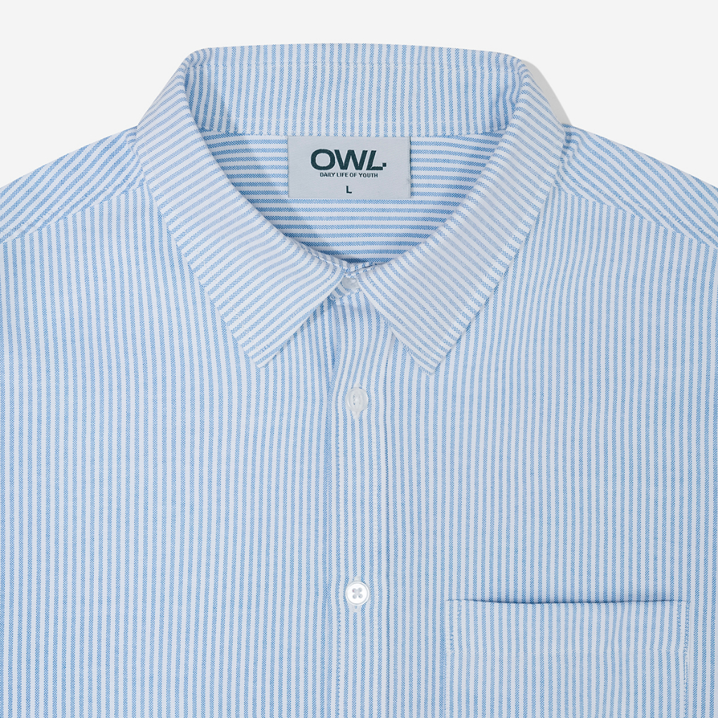 Áo sơ mi Owlbrand Oxford 2.0/Sọc xanh