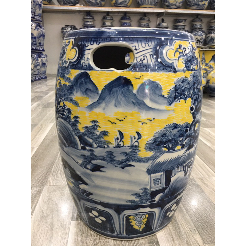 ĐÔN MEN LAM VẼ KĨ THỦ CÔNG GỐM SỨ BÁT TRÀNG CAO CẤP .