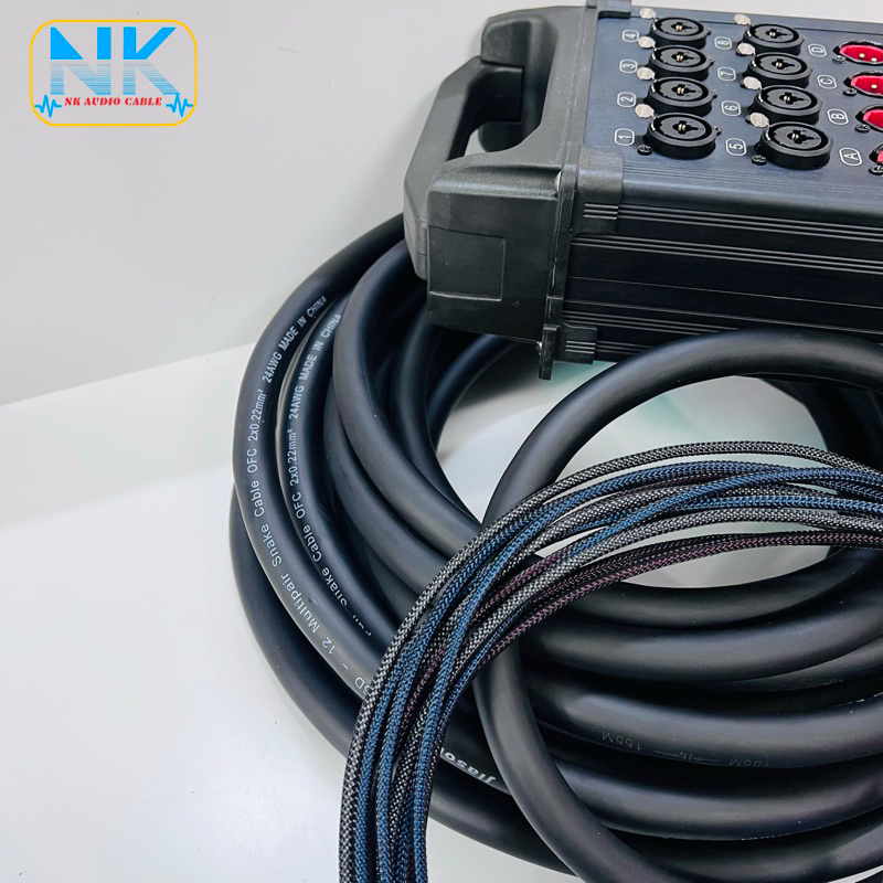 Bộ Cáp 8 - 12 - 16 Line JiaSound S456D - OFC 24 AWG
