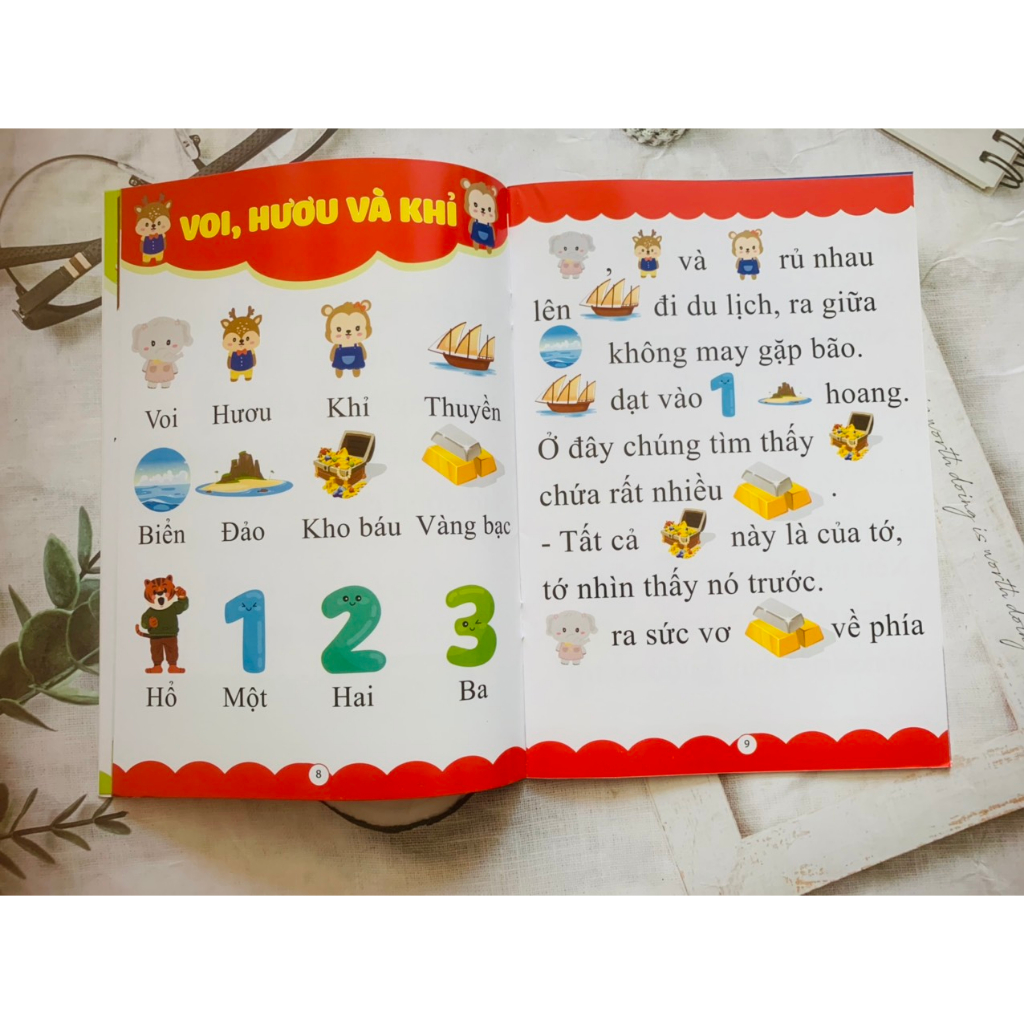 Sách - Truyện Chữ To Tư Duy Cho Bé Tập Đọc - Tập 5