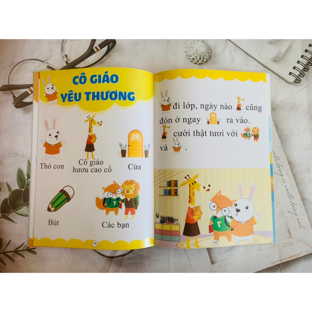 Sách - Truyện tranh Chữ To Tư Duy Hình Ảnh Cho Bé Tập Đọc - Tập 1
