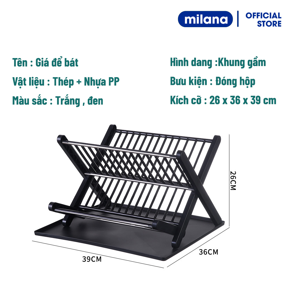 Kệ để bát chén đa năng,kệ đựng bát chén thông minh, Giá úp chén đĩa ráo nước có khay kèm theo