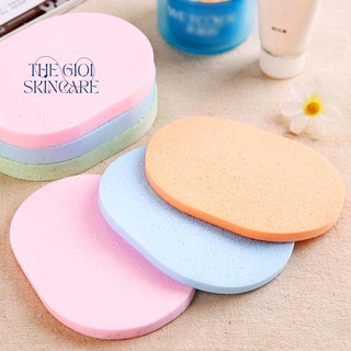 Miếng Bọt Biển Rửa Mặt Tiện Dụng (Giao Màu Ngẫu Nhiên)