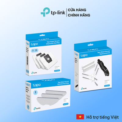 Bộ Phụ Kiện TP-Link Tapo RVA100 / RVA102 / RVA105 / RVA200 / RVA202/ RVA300/ RVA301 dành Cho Robot Hút Bụi