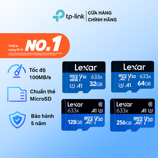Thẻ nhớ MicroSD Kioxia/Lexar 32GB / 64GB / 128GB / 256GB sử dụng cho camera, máy quay phim Exceria C10 U1