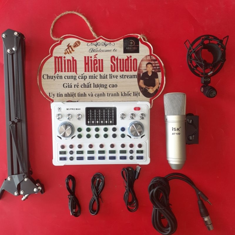 m3 promax + mic isk at100