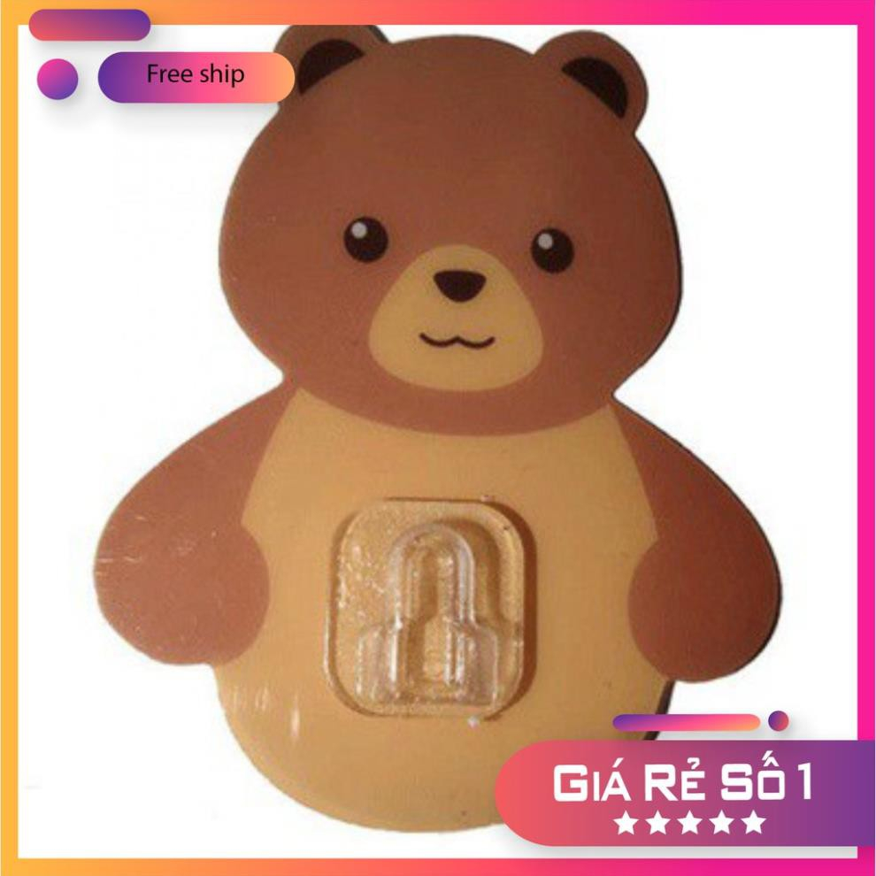 Ly cốc dán tường hình gấu cute