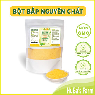 Bột bắp nguyên chất HuBa's Farm, bột bắp làm bánh thơm ngon, sản phẩm xay mới