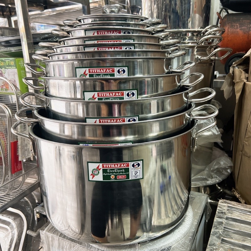 Nồi Inox bếp từ 34-36-38-40cm