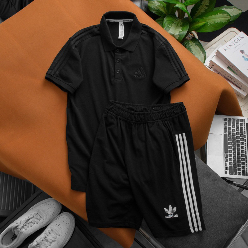 Bộ Quần Áo Polo Thể Thao Nam Nữ Cotton Co Giãn , Siêu Thấm Hút , Nhiều Màu Sắc