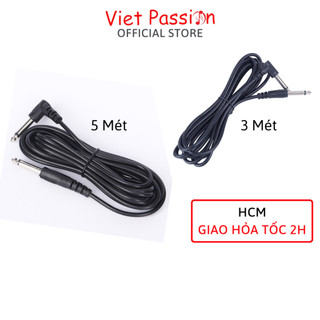 Dây line guitar kích âm thanh ra loa dài 3 mét và 5 mét dây kết nối jack cắm 6.5mm Viet Passion