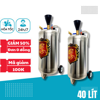 Bình bọt tuyết inox 304 loại 50 lít Hoạt động bằng khí nén Chịu được hóa chất