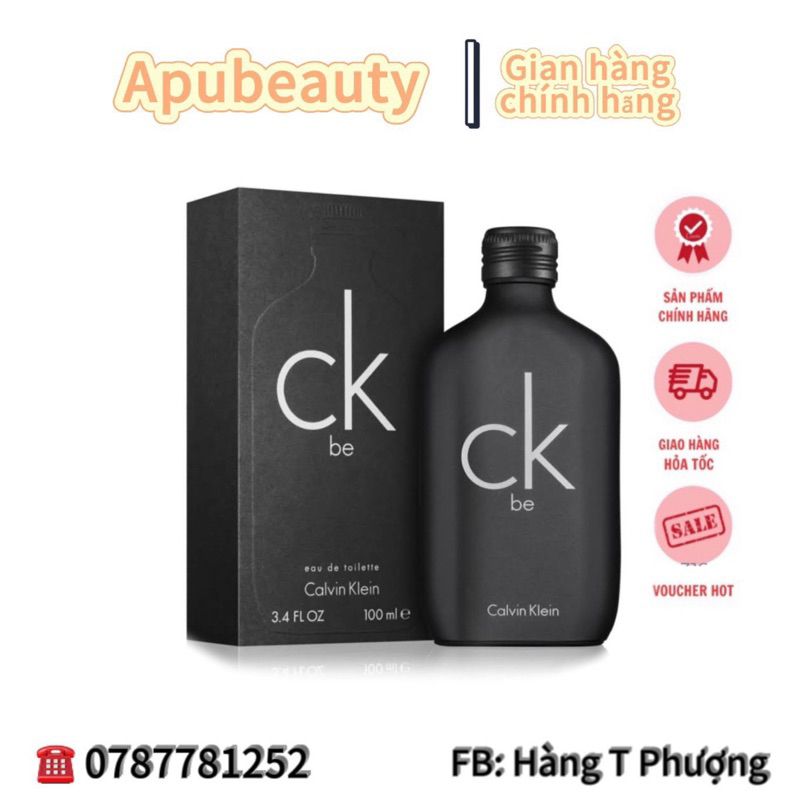 nước hoa ck be đen chiết 10ml