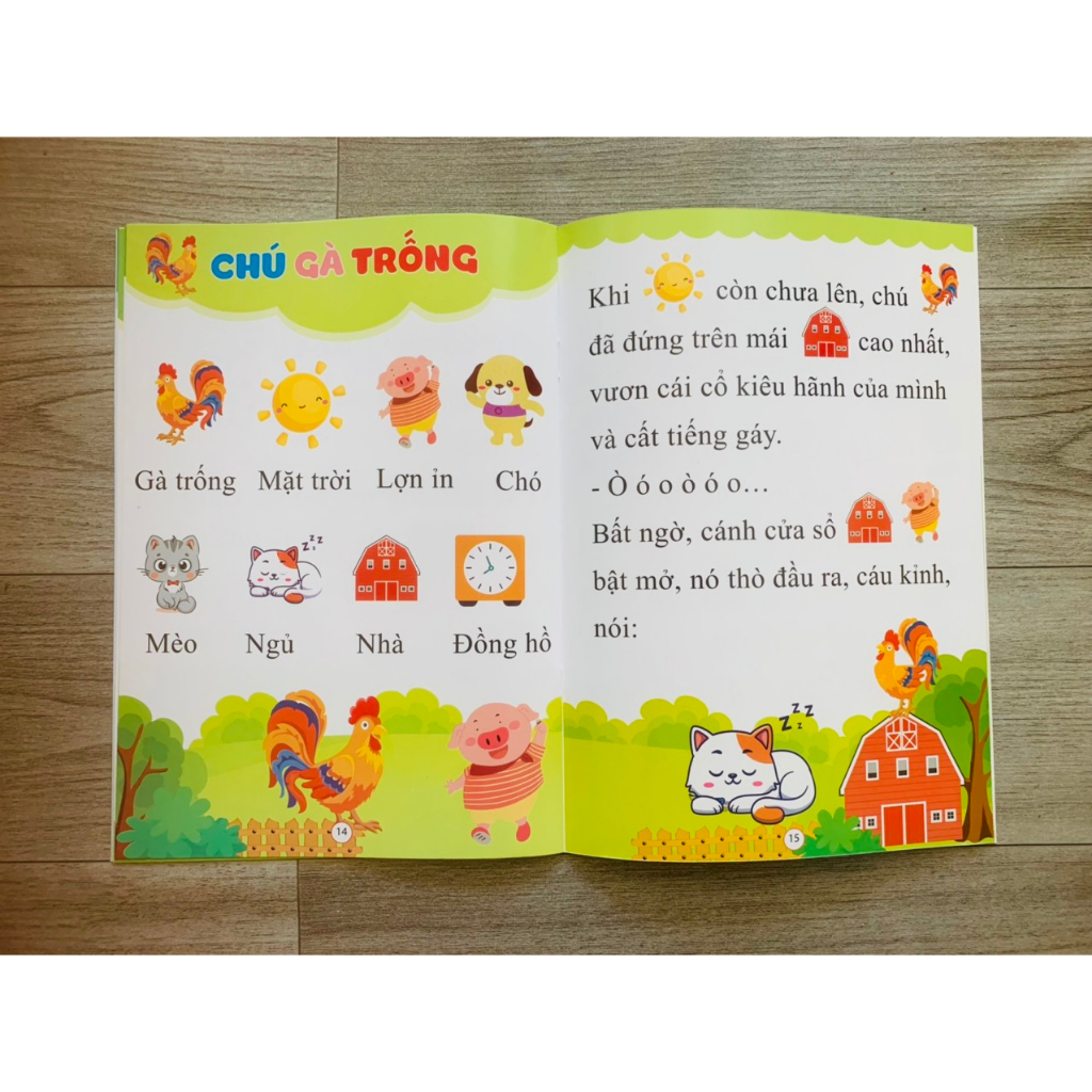 Sách - Truyện Chữ To Tư Duy Cho Bé Tập Đọc - Tập 3