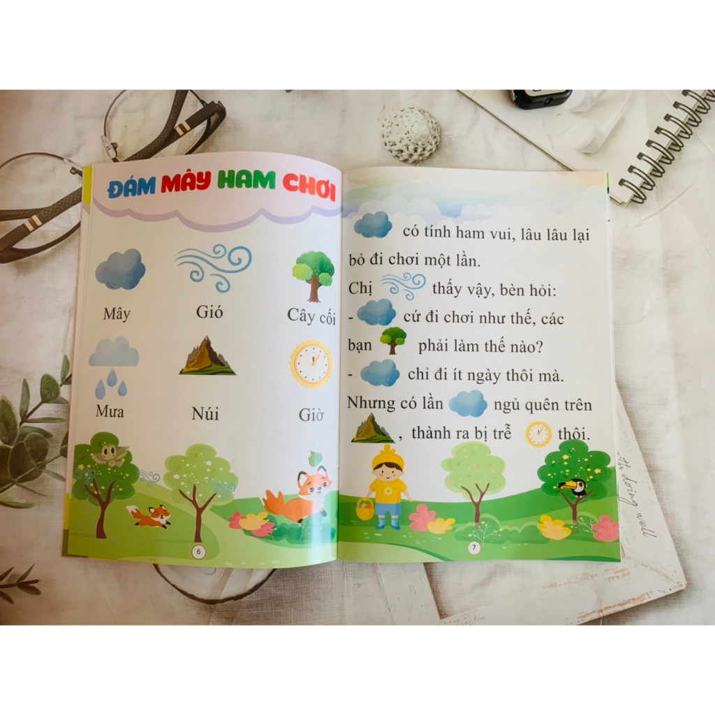 Sách - Truyện Tranh Chữ To Tư Duy Cho Bé Tập Đọc - Tập 2