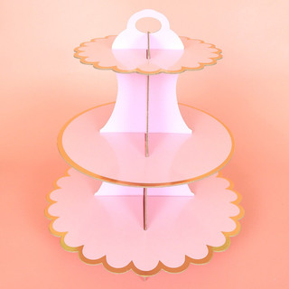Kệ bánh cupcake 3 tầng trang trí tiệc sinh nhật/ tiệc cưới/khai trương