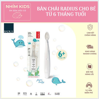 Bàn chải đánh răng Radius cho bé từ 6 tháng