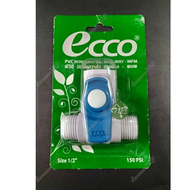 Van khoá nước, van nhựa ren 21 ECCO THÁI LAN chính hãng