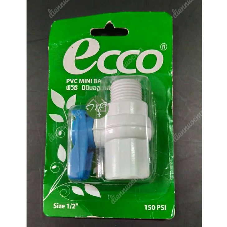 Van khoá nước, van nhựa ren 21 ECCO THÁI LAN chính hãng