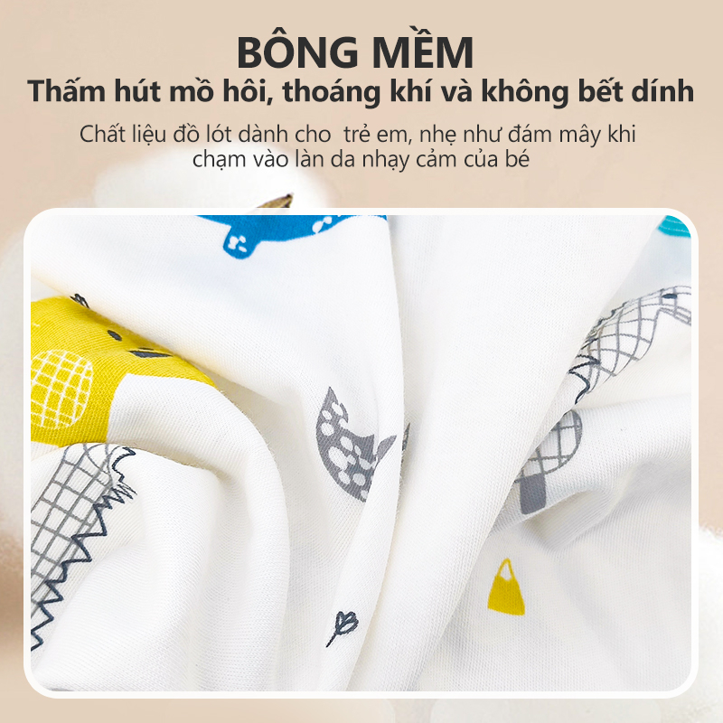 [Einmilk.ân ninh] Túi ngủ cho bé chất liệu cotton nguyên chất , mềm mại thoáng khí QSB240