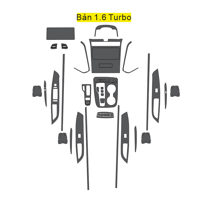 TUCSON 2022 - Film PPF chống xước nội thất ô tô Tucson 2022