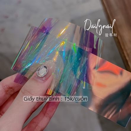 Giấy ẩn thuỷ tinh Hàn ẩn móng Daily