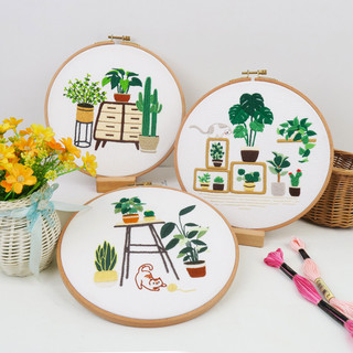 Bộ Kit thêu tranh trang trí có hướng dẫn tiếng trung