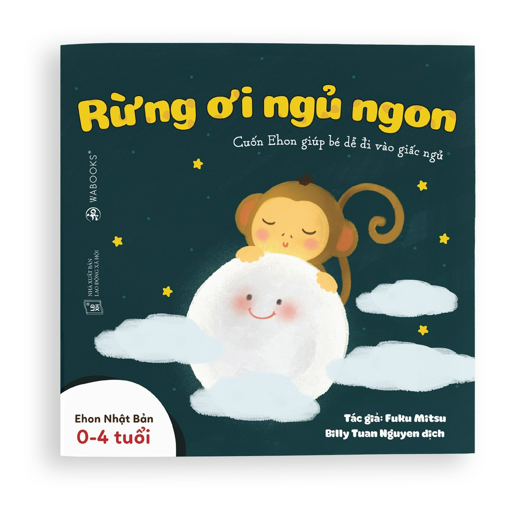 Sách Ehon - Rừng ơi ngủ ngon - dành cho trẻ từ 0-4 tuổi