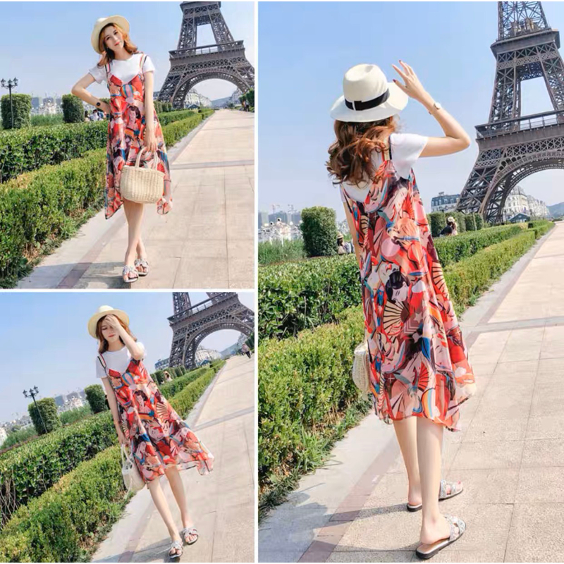 Đầm maxi 2 dây thời trang ( Sale off )