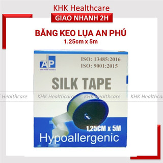 Băng keo lụa An Phú 1,25cm x 5m băng vết thương sau phẫu thuật