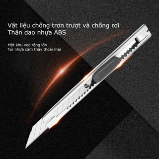 Combo 5 Dao rọc giấy inox Mini (dao dọc giấy nhỏ gọn) tiện ích nhanh chóng loại xịn cho văn phòng