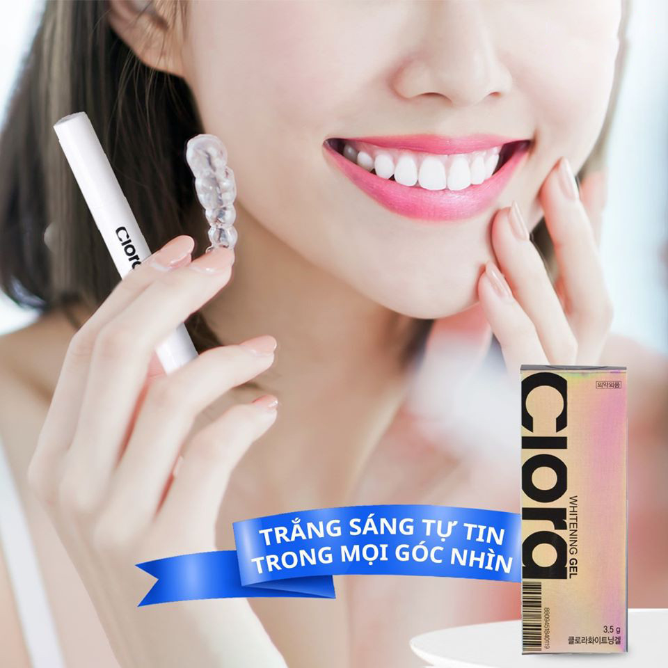 Tẩy trắng răng, Bút tẩy trắng răng không ê buốt CLORA 3.5g