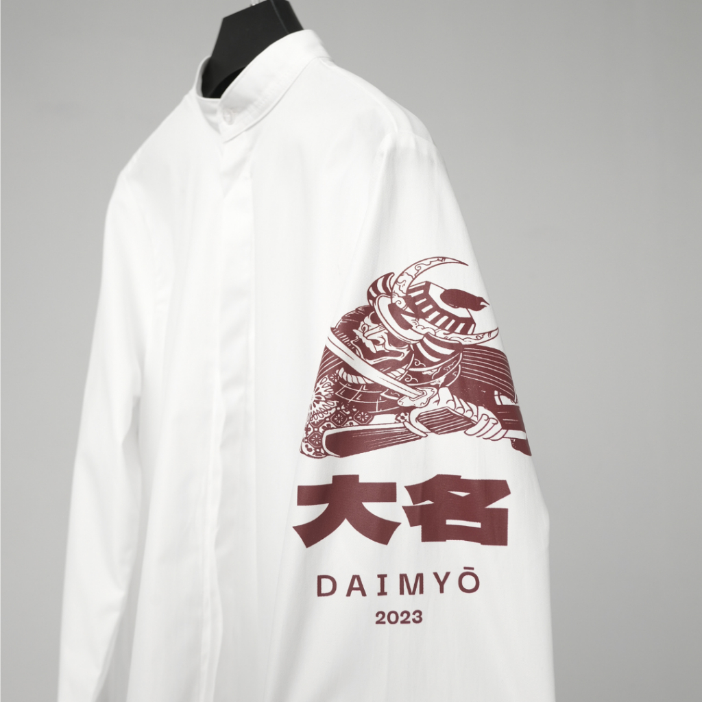 Áo sơ mi in hình thiết kế Unisex, Daimyo Shirt
