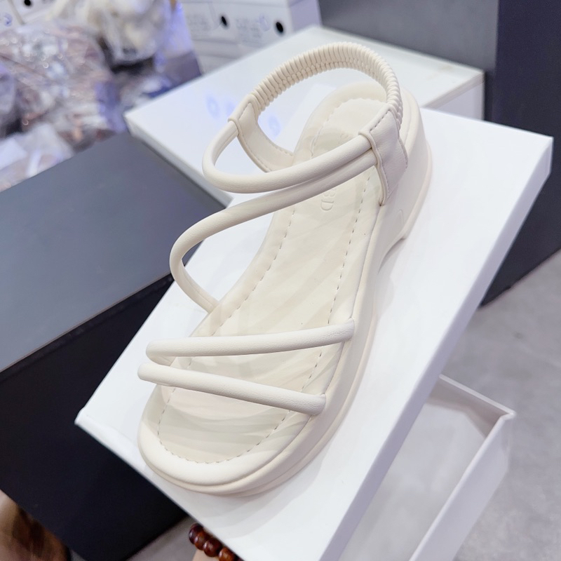 Sandal dây chéo hàng qc fullbox dây chun sau