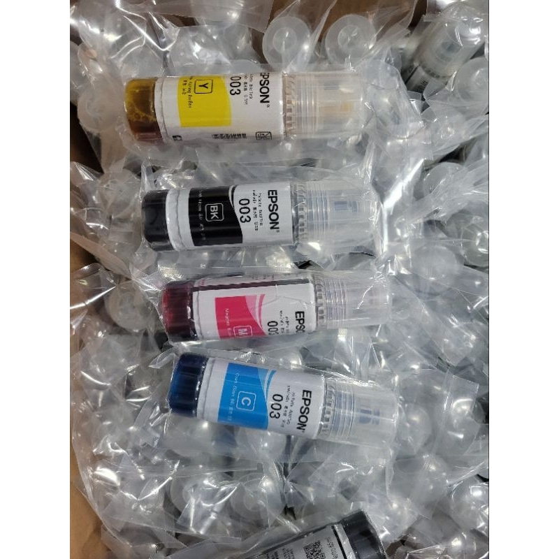 Bộ mực 4 màu 003 dùng cho máy in epson L1110/L1210/L3110/L3150/L4150