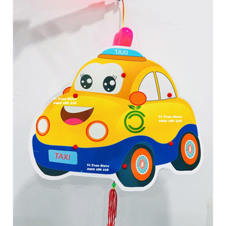 Combo 50 cái lồng đèn nhựa 2 mảnh, lồng đèn trung thu có nhạc có đèn