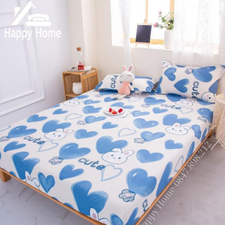 Bộ Ga Gối Trải Giường Poly Cotton bo chun miễn phí, Ga trải giường