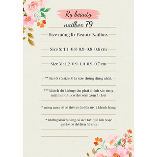 Nailbox thiết kế gấu dâu ngắn