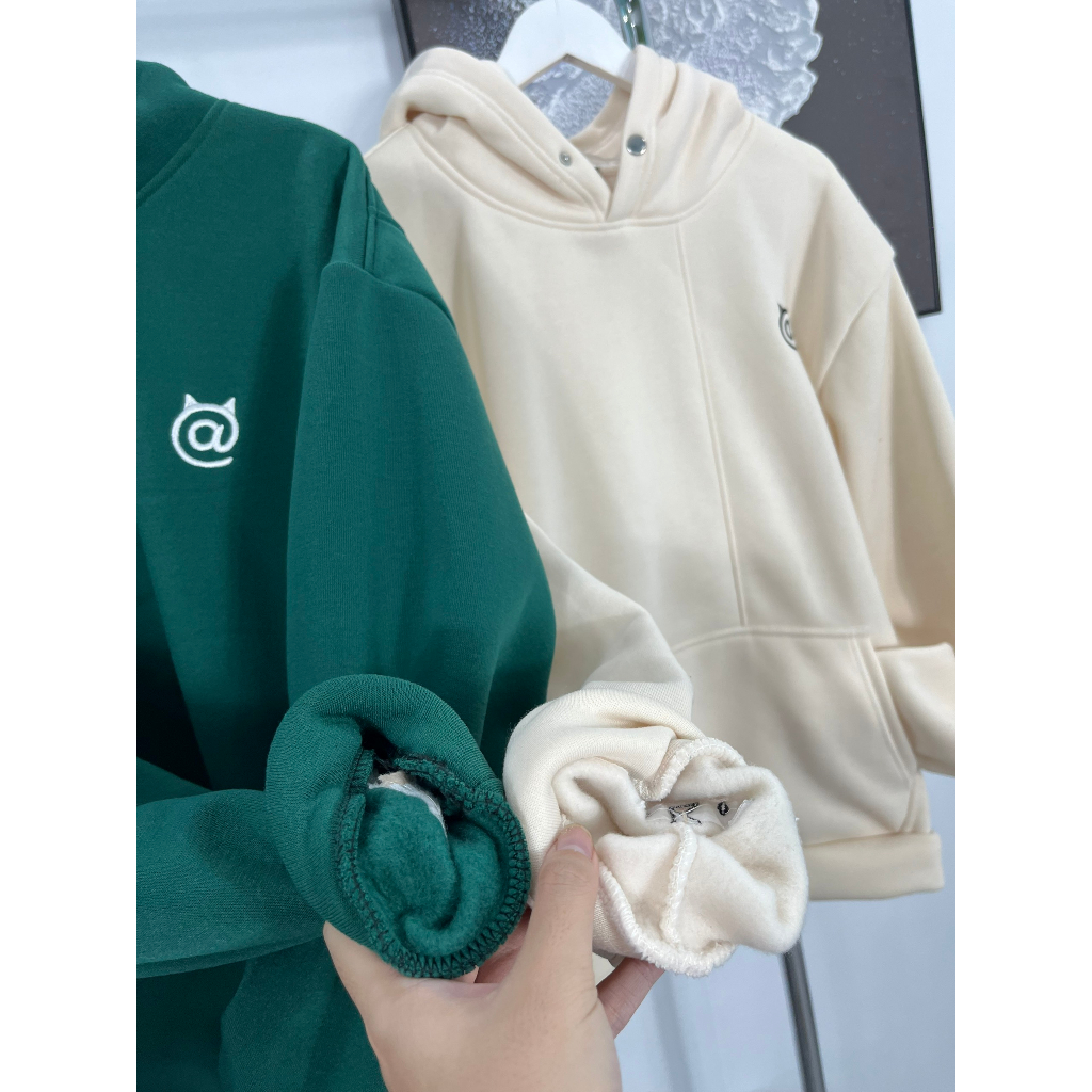 ÁO KHOÁC HOODIE NỈ BÔNG THÊU @ - N.E.K.K