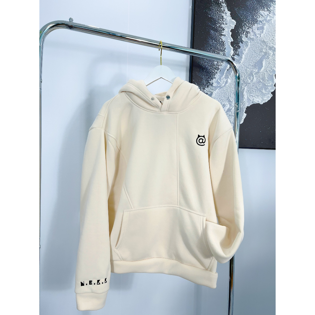 ÁO KHOÁC HOODIE NỈ BÔNG THÊU @ - N.E.K.K