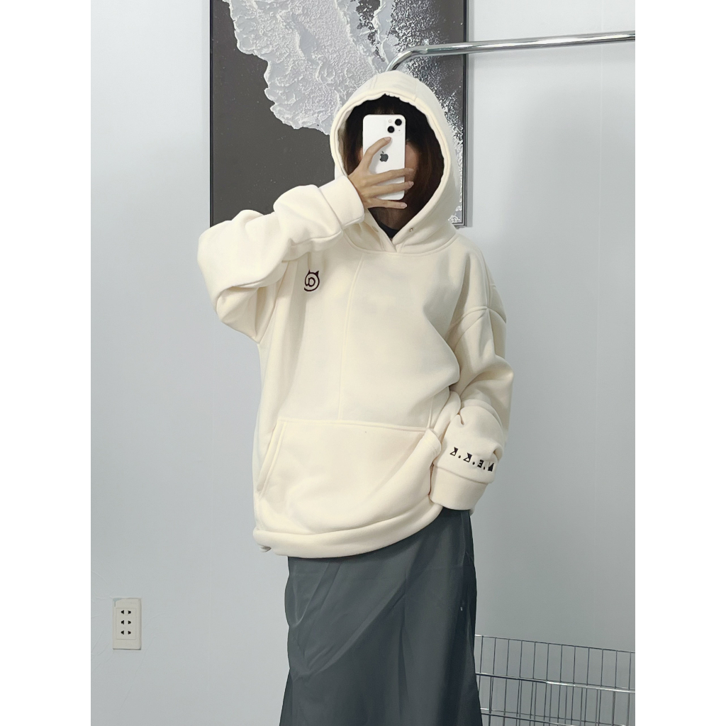 ÁO KHOÁC HOODIE NỈ BÔNG THÊU @ - N.E.K.K