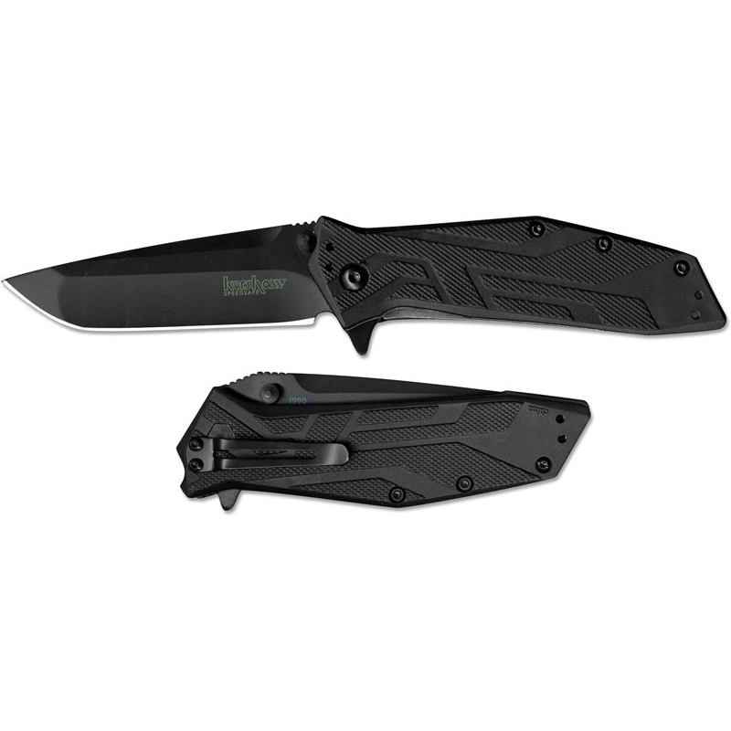 Dao gấp kershaw Brawler 1990 dã ngoại cắm trại edc
