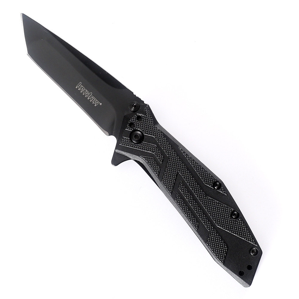 Dao gấp kershaw Brawler 1990 dã ngoại cắm trại edc