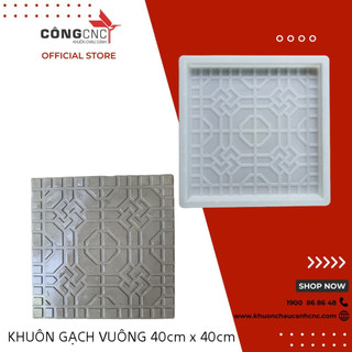 Khuôn đúc gạch vuông pp 40cm x 40 cm