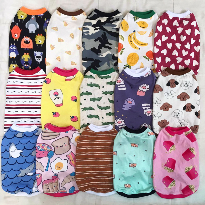 IB CHỌN MẪU -  Áo thun dễ thương, giá rẻ cho chó mèo